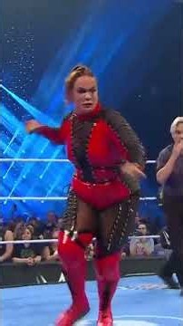 Jade Cargill interrupts Nia Jax's match and Charlotte Flair wins by disqualification #WWE #SmackDown