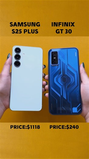 Infinix GT 30 vs Samsung S25+ 🔥 True Speed & Gaming Champion!