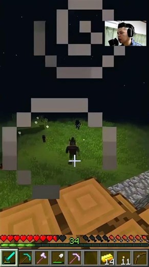 ALGO ESTAVA ME OBSERVANDO NO ESCURO — Minecraft