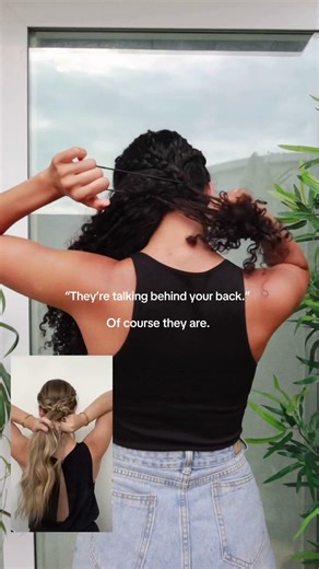 PERFECT TWISTED BRAID HAIRSTYLE ON CURLY HAIR TUTORIAL #curlyhairstyle