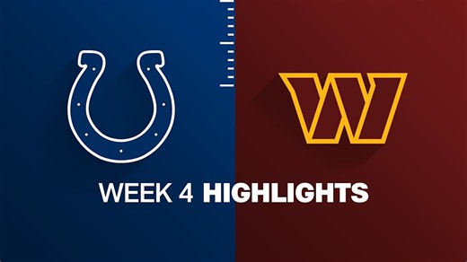Colts vs. Commanders highlights | Week 4