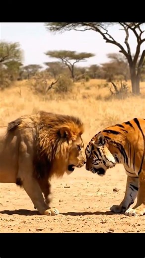 Tiger vs Lion | Two Wild Animals Fighting in the Wild | Ultimate Jungle Clash😱😱