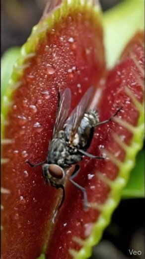 Alien Plant EATS Bug Alive! 🪴🦟 Nature is Scary #Shorts