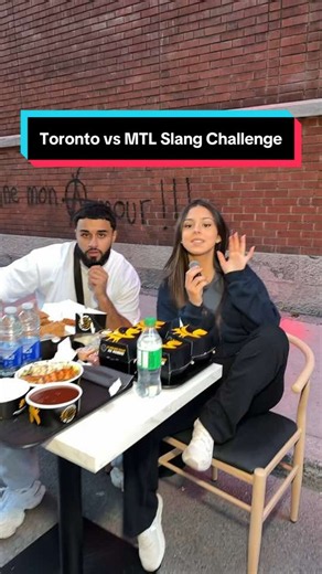 Toronto vs MTL Slang @Pouletroyal @Adonia Kyvelos #fyp #toronto #mtl | toronto slang