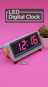 Digital clock with a large 7-segment display, a Feather RP2040 + CircuitPython #3dprinting #adafruit