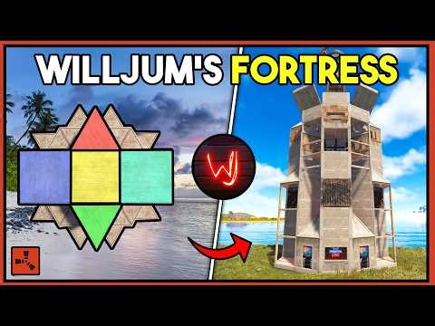 Willjum's BEST FORTRESS Base in RUST - Solo/Duo/Trio Base Design (2026)