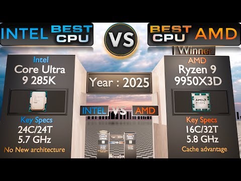 Intel vs AMD CPU WAR (1993–2025) | Best Desktop CPU Each Year | 3DCOMPARISON