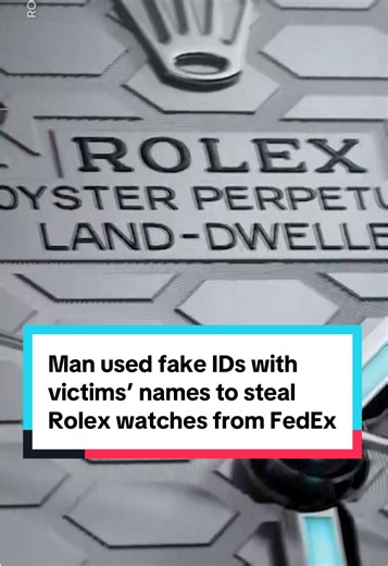 Investigators are looking into a series of high-value package thefts involving FedEx deliveries in South Florida, where 44-year-old Vladimir Kudyakov allegedly impersonated luxury watch buyers to intercept expensive timepieces. According to a Broward Sheriff's Office arrest affidavit, Kudyakov intercepted a FedEx delivery containing a $7,190 Rolex Datejust by using a photo ID with his picture but the victim's name and personal information. A separate Doral police investigation followed after a $
