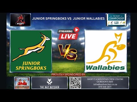 Junior Springboks vs Junior Wallabies 2026 Live Commentary In Afrikaans