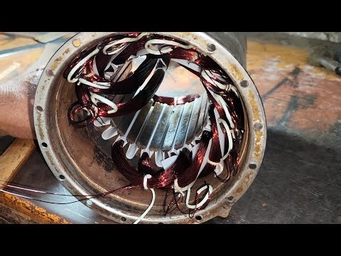 2 hp 3 phase aeration motor winding l how the motor works l electric motor l three phase motors l