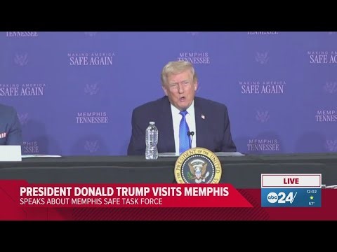 Memphis Live Coverage: President Trump comments on Task Force, TSA and Save America Act