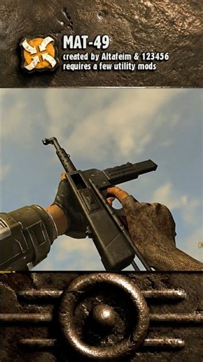 This Cold War SMG Is BEAUTIFUL! MAT-49 mod for #Fallout New Vegas!