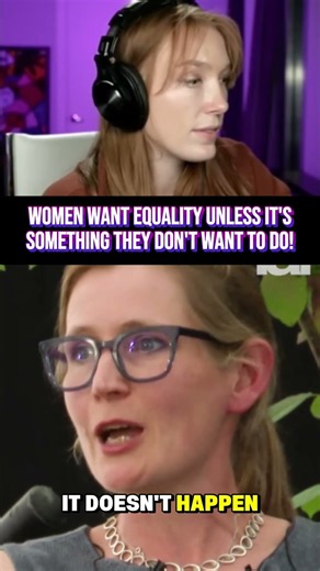 Women want equality but only when it benefits them! #shorts #feminism