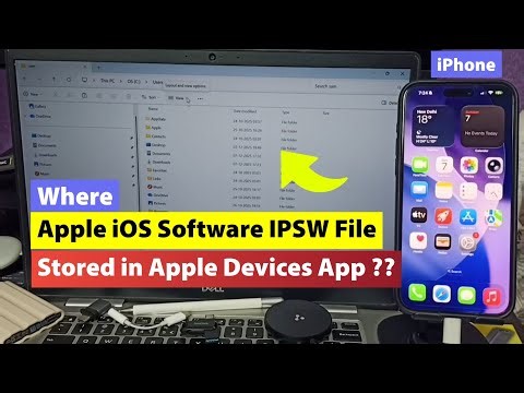 Find Apple iOS IPSW Firmware Software File in Apple Devices App | iPhone 17, 16, 15, Air, Pro Max