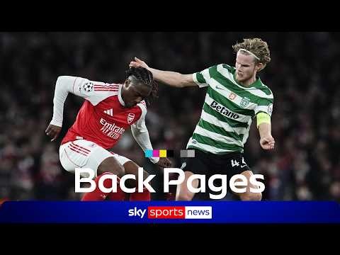 Reaction as Arsenal battle through to earn Champions League semi spot 💪 | Back Pages Tonight