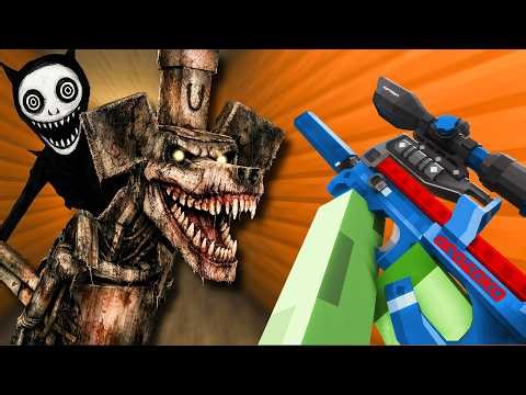 Hunting BIGGEST Horror Mods with guns FULL MOVIE