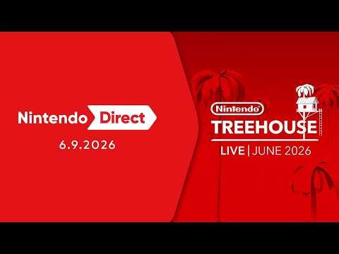 Nintendo Direct 6.9.2026 LIVE | Switch 2 Reveals & Treehouse Gameplay