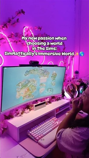 ✨This mod makes your The Sims INCREDIBLY surreal (New World Map) #sims4 #thesims4 #sims4mods #sims4