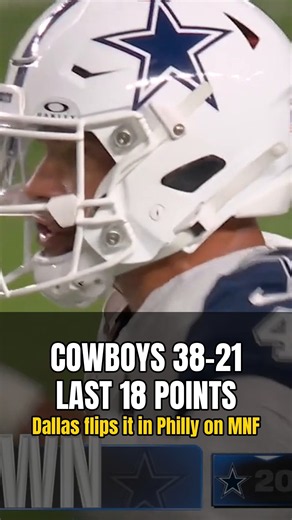 Cowboys Score The Last 18! Dak To CeeDee Flips It, Dallas Beats Eagles 38-21 On MNF #Shorts