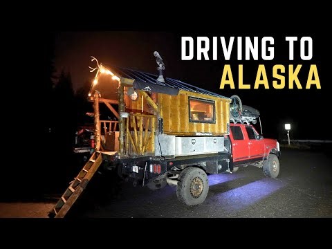 Driving a Truck from Last Century to Alaska | Crossing the Border During a Catastrophic Flood Event