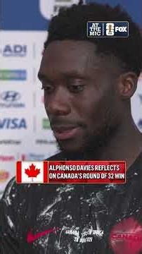 Alphonso Davies tells Katie Shanahan how much this win means 🇨🇦