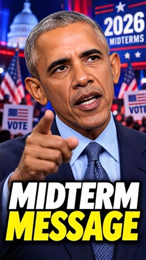 Barack Obama Delivers a DIRECT Message Ahead of 2026 Midterms 🇺🇸 #shorts