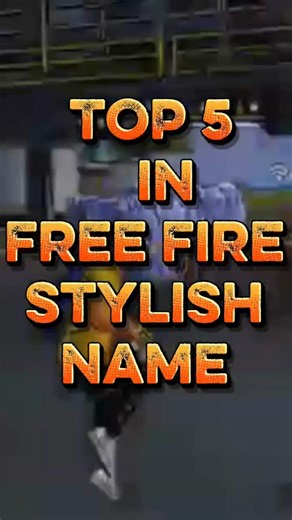 top 5 in free fire stylish name ✅#freefire #stylish #name