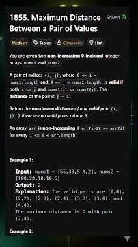 Most People TLE This 😳Easy Fix Inside | LeetCode 1855 #leetcode #redditstories #dsa #coding #python