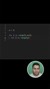 Star Pattern in Python - Nested Loops! ⭐🐍