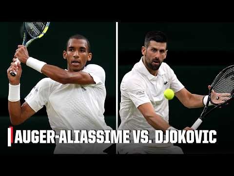 Quarterfinals: Felix Auger-Aliassime vs. Novak Djokovic | Full Highlights | 2026 Wimbledon