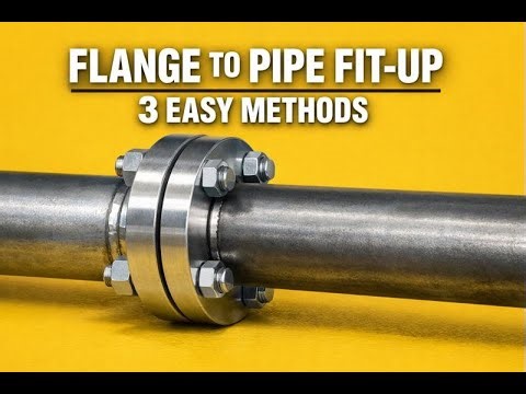 3 Simple Methods for Accurate Flange to Pipe Fit Up in Piping