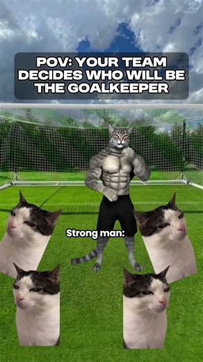 When your team picks the worst goalkeeper 💀 #memes #funny #soccer