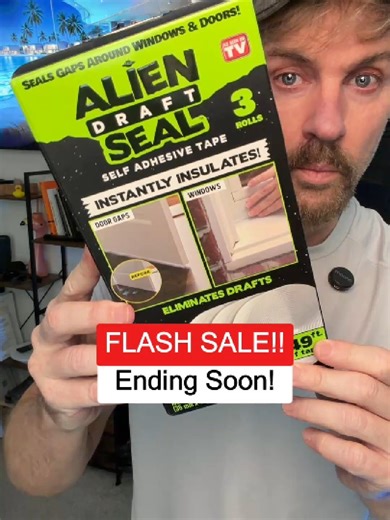 QVC - Alien Seal Anti-Draft Instant Insulation Seal Tape #tiktokshopstockup #fanfavoritedeals #tiktokshopcreatorpicks #alientape #insulationtape #qvc Flash Sale, Women 30 , Women 35 , Women 40 , trending Products, Free Shipping, discount. *Final Price / Shipping may differ based on your TikTok account, available coupons, and current promotions. Always refer to product listing for up-to-date offers. Results may vary. As an affiliate, I may earn a commission from sales through this video.