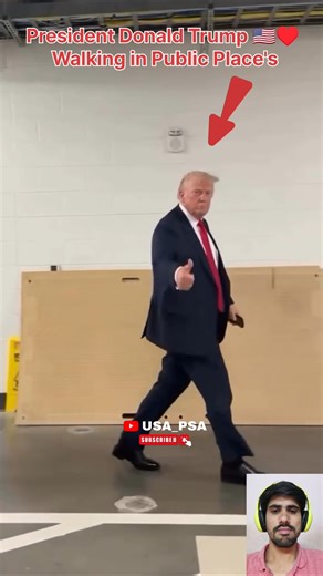 President Donald Trump Walking in Public Place's 🇺🇸♥️ #trump #donaldtrump #presidenttrump