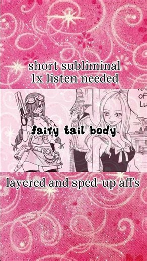 fairy tail girl body subliminal