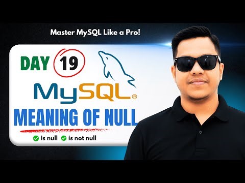 L19: Meaning of NULL in SQL | IS NULL vs IS NOT NULL | Class 12 Semester 4 COMA & COMS 🎉