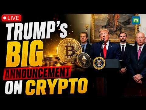 TRUMP LIVE ON CRYPTO: US President Big Announcement On Crypto | Crypto Summit 2026 | US News Live