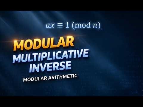 Modular Multiplicative Inverse | DSA | Math