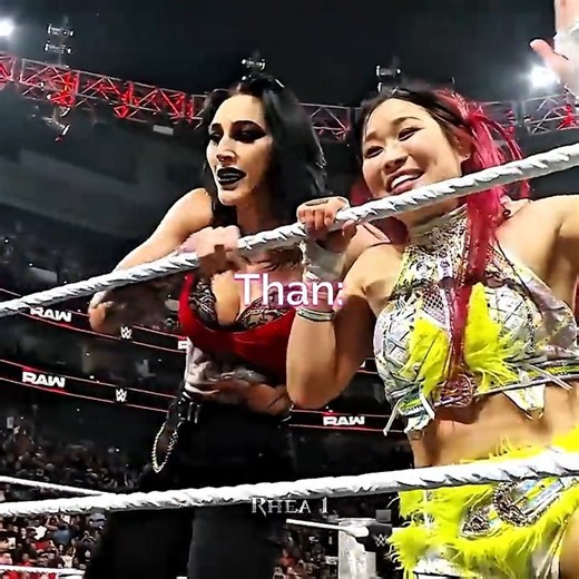 Iyo sky save Rhea Ripley 🤯 From Raquel Rodriguez and Roxanne Perez 🔥 edit #wwe #rhearipley #viral