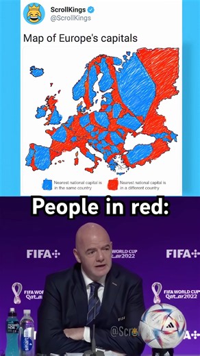 Nearest European Capital to you 🇪🇺