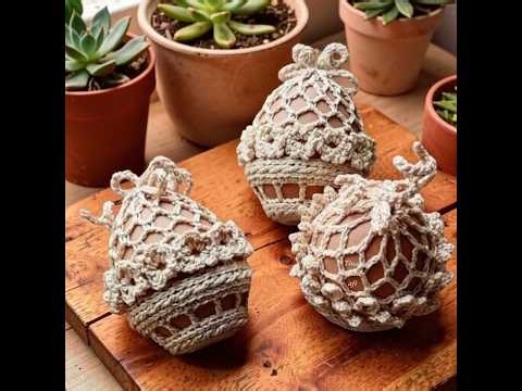 Create a Crochet Easter Egg Pouch Basket 🌸 Easy & Elegant Drawstring Pattern