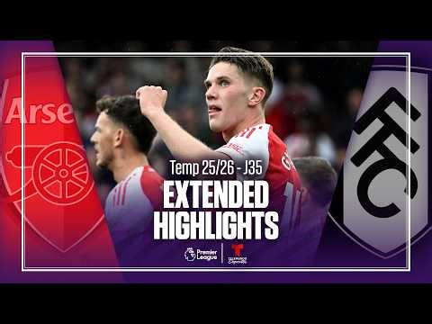 Arsenal vs. Fulham | Highlights Premier League | Jornada 35 | Telemundo Deportes