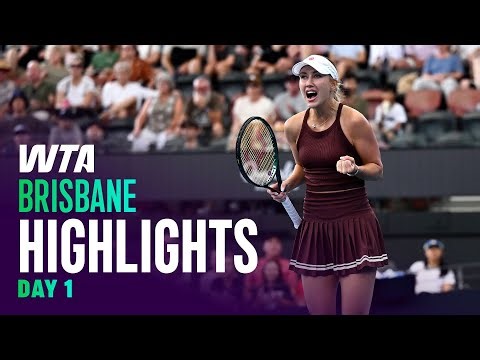 Day 1 in Brisbane featuring Tomljanovic, Potapova, Kessler and more | WTA Match Highlights