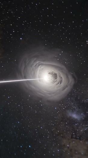 A Black Hole in Our Galaxy Is Aiming a Powerful Jet Directly at Earth #shorts