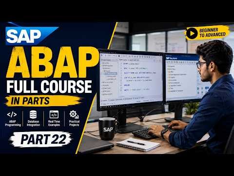 SAP ABAP Modularization Techniques Explained | Reusable Programming Concepts | Class 22