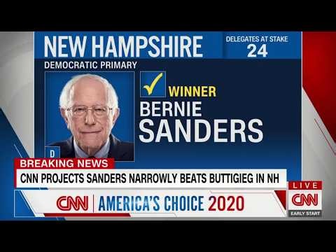 CNN's 2020 New Hampshire Primary Coverage - 10pm to 3am [No Commercials]