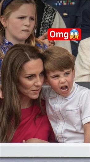Princess Kate and Prince Louis funny moments at platinum jubilee #shorts #kingcharles #katemiddleton