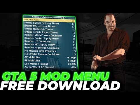 [NEW] GTA 5 Mod Menu PC / Free Kiddions Cheat, Money Hack & Online Mods 2026 (WORKING)