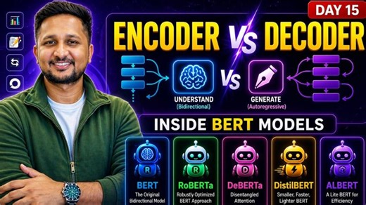 Encoder vs Decoder Explained in BERT Variants | Aman Chauhan posted on the topic | LinkedIn