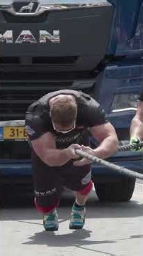 Patrick Eibel vs 20,000 KG Truck! #strongman